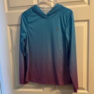 Spyder Blue and Purple Women's Hoodie